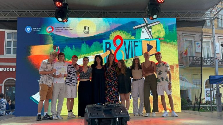 FOTO: Echipa de film a Școlii Naționale de Gaz Mediaș, locul I la Festivalul Internațional de book-trailere „Boovie”