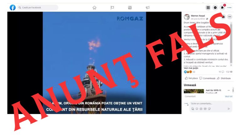 FOTO: Noi tentative de fraudă care folosesc imaginea Romgaz. „Mesajul este o tentativă de a va păcăli”