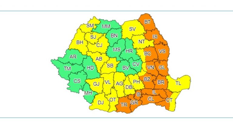 Caniculă și disconfort termic accentuat, astăzi, în Sibiu