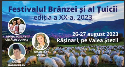 Cântec și voie bună la Festivalul Brânzei și al Țuicii, în Rășinari
