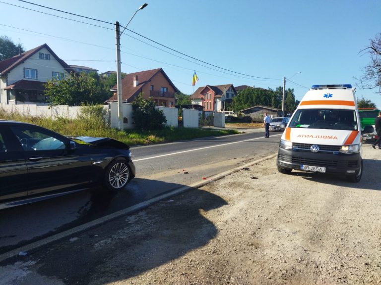 FOTO: Un sibian băut a provocat un accident rutier cu 3 răniți