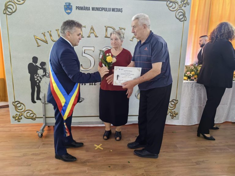 FOTO: 121 de cupluri de aur din Mediaș au fost premiate