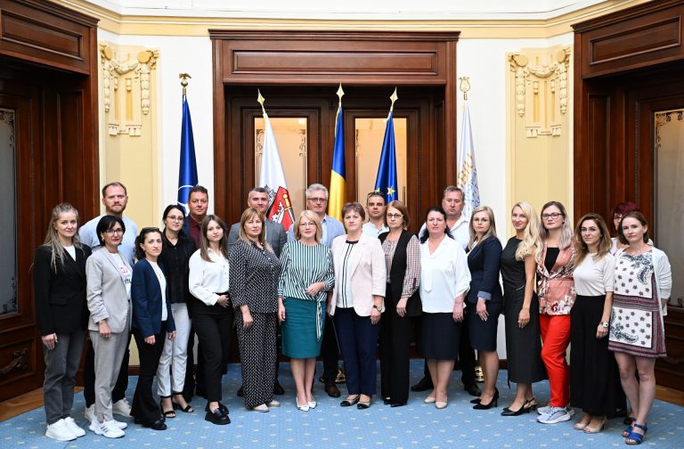 Oaspeţi din Moldova la Primăria Sibiu