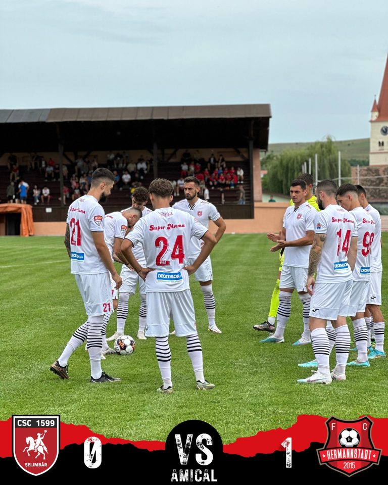 Derby-ul Ligii 2, CSC 1599 Şelimbăr – CSA Steaua Bucureşti, se joacă la Cisnădie