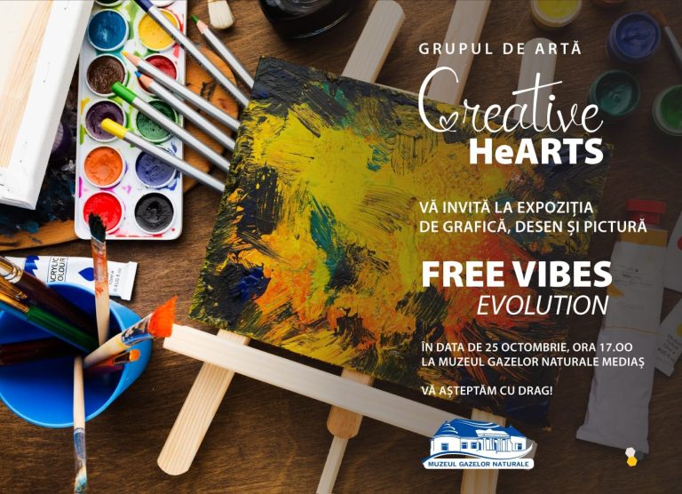 „Free Vibes Evolution”, expoziție la Muzeul Gazelor Naturale Mediaș