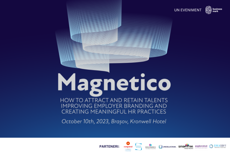 Proiectul „MAGNETICO. How to attract and retain talents improving employer branding and creating meaningful HR practices”, dedicat specialiștilor în HR și Employer Branding,  ajunge în această toamnă în 4 orașe din România