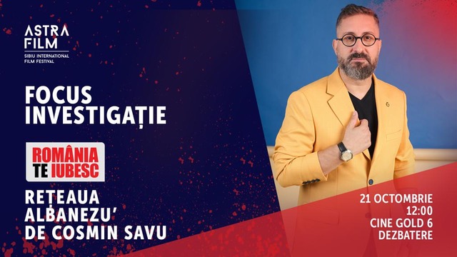 Jurnaliștii de la „România, te iubesc!” și „Recorder” vin la Astra Film Festival