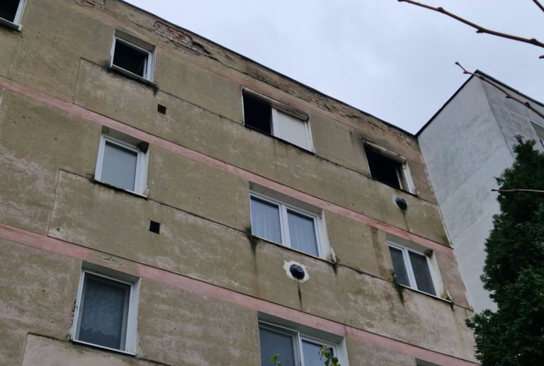 FOTO: Un bărbat a murit în urma unui incendiu