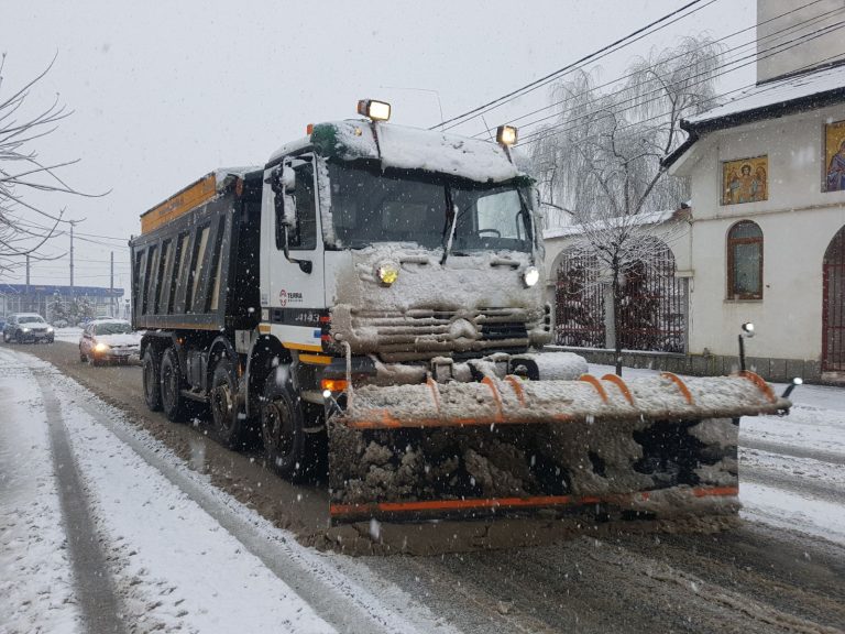 Primăria Sibiu: Suntem pregătiți pentru deszăpezire