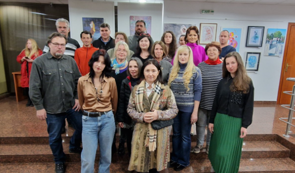 Şcoala Populară de Arte şi Meserii “Ilie Micu” prezintă prima expoziţie de pictură inspirată din FITS