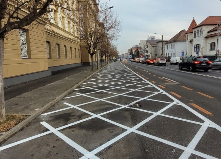 Calea Dumbrăvii se închide. În această noapte se trasează marcajele rutiere