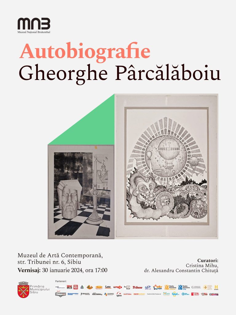 Expoziție la Muzeul de Artă Contemporană: „Autobiografie” semnată de Gheorghe Pârcălăboiu