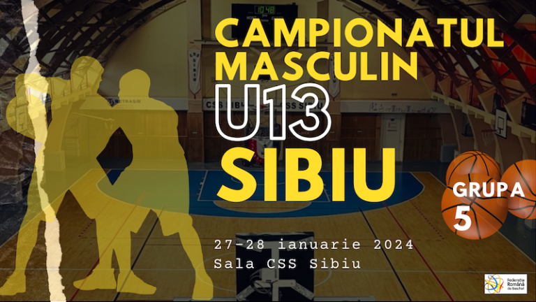 Primul turneu din cadrul Campionatului Național de Baschet U13 masculin