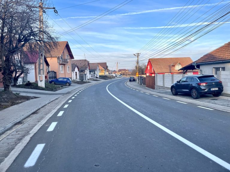 Investiție necesară, pe final. Drumul Șura Mică-Țapu pregătit de recepție