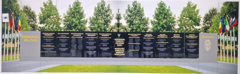 FOTO/VIDEO: Monument-memorial militar în Mediaș. Unde va fi amplasat