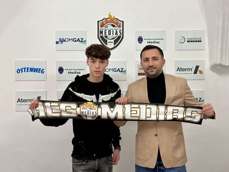 FOTO: ACS Mediaș l-a transferat pe Raul Orlandea