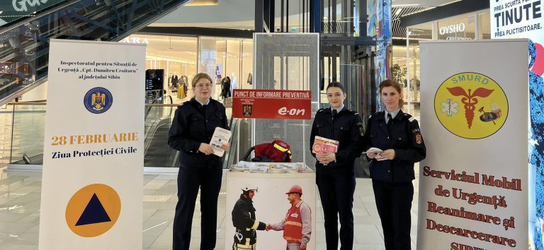 Acțiune de informare privind primul ajutor la Promenada Mall