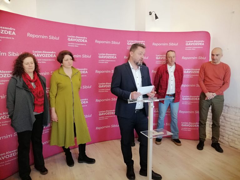 Alexandru Găvozdea la Primăria Sibiu. Vrea să repornească orașul