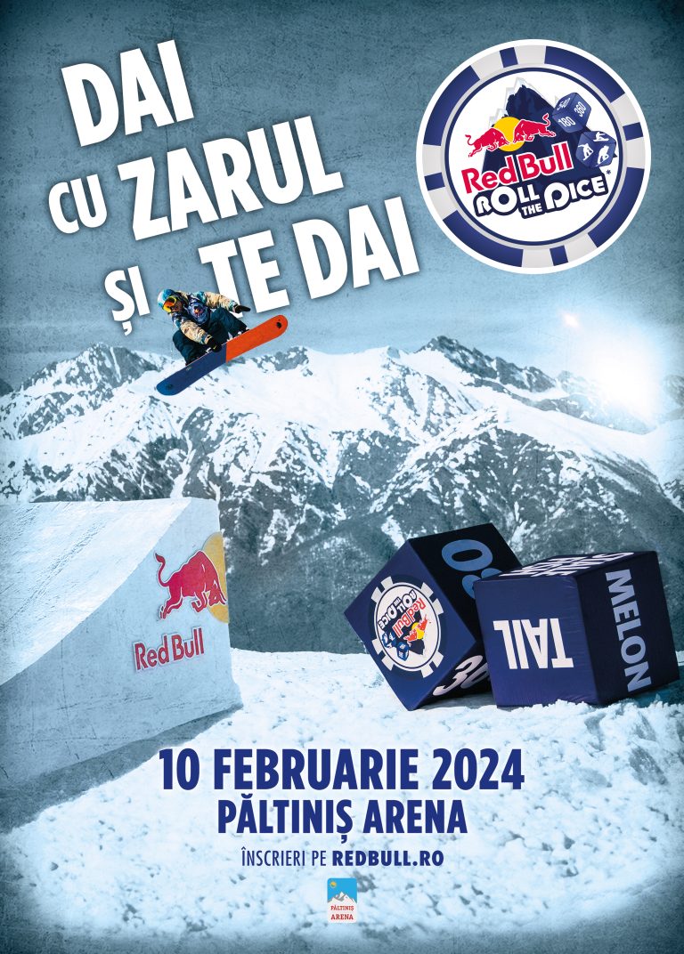 Red Bull Roll The Dice aduce adrenalina pe pârtiile românești: Competiție inedită de Snowboarding și Freeskiing