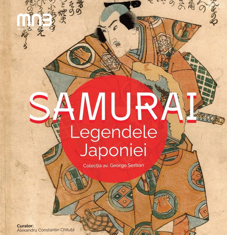 Expoziție de stampe japoneze și statui cu samurai, la Brukenthal, de Ziua Împăratului Japoniei