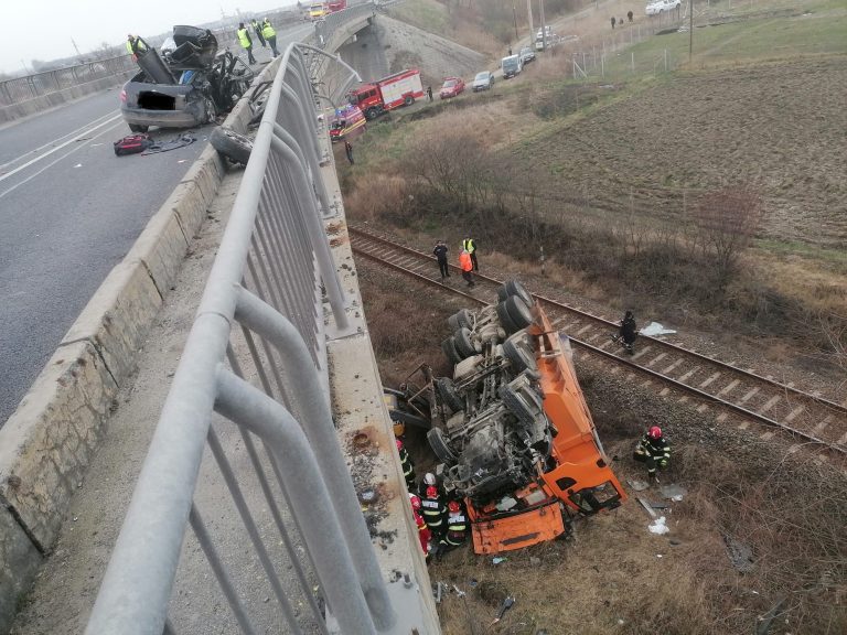 FOTO/VIDEO: 3 oameni au murit într-un accident înfiorător pe Centura Avrigului
