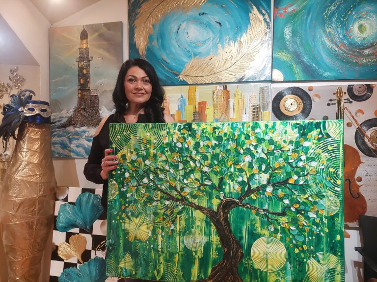 Anca Frâncu, artista care transformă culoarea în energie