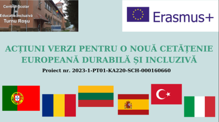 Un nou proiect Erasmus+ la Centrul Școlar de Educație Incluzivă Turnu Roșu