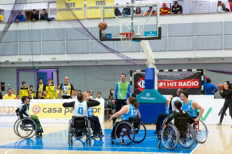Zburătorii participă la Cupa României la Baschet în Fotoliu Rulant