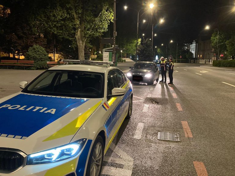 Plin de polițiști în noaptea de Înviere, în Sibiu și județ