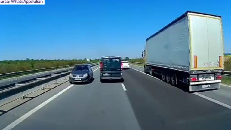 VIDEO: A fost identificat șoferul care circula pe contrasens pe A1. Este o femeie de 80 de ani
