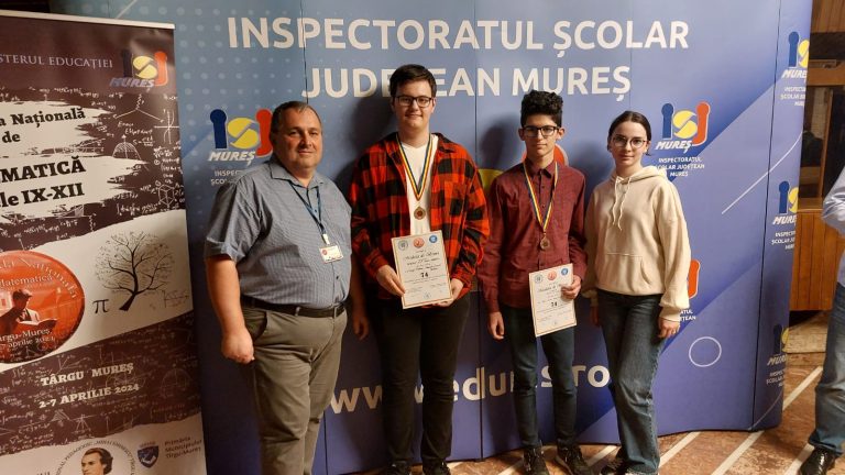 Medalii de bronz pentru elevii sibieni la Olimpiada de Matematică