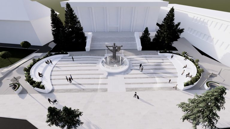 FOTO: O piațetă urbană va fi amenajată în Sibiu