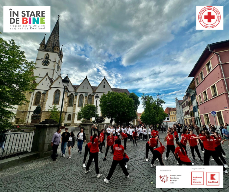 Proiectul „Din Sibiu Punem Stop Joc Drogurilor”: 2 flashmob-uri, o proiecție film în aer liber și un podcast adresat adolescentilor, parintilor si cadrelor didactice. Părintele Constantin Necula învitat special.