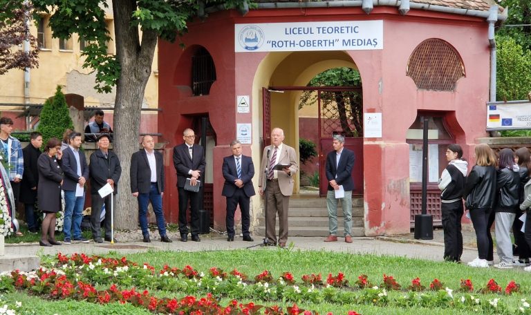 FOTO: Eveniment la Mediaș. 175 de ani de la moartea lui Stephan Ludwig Roth