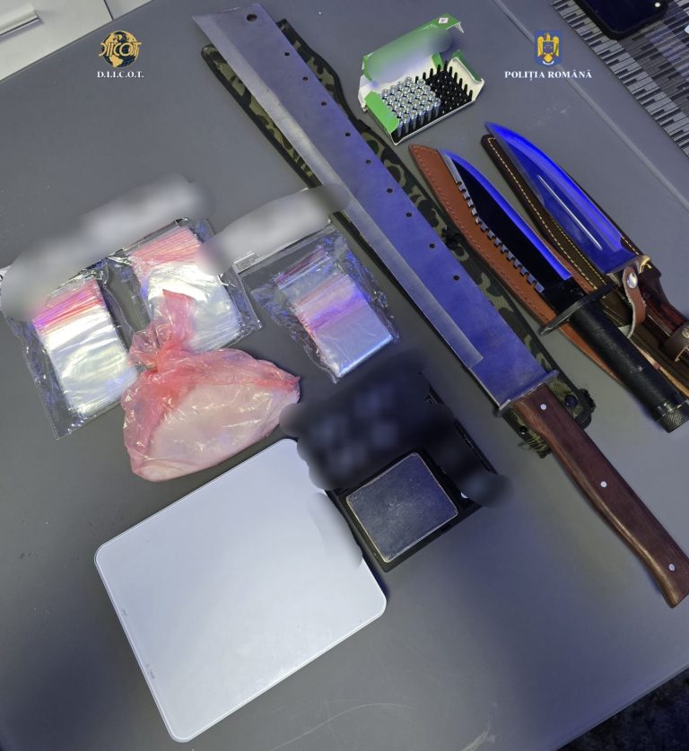 FOTO: 3 sibieni reținuți pentru trafic de droguri de risc