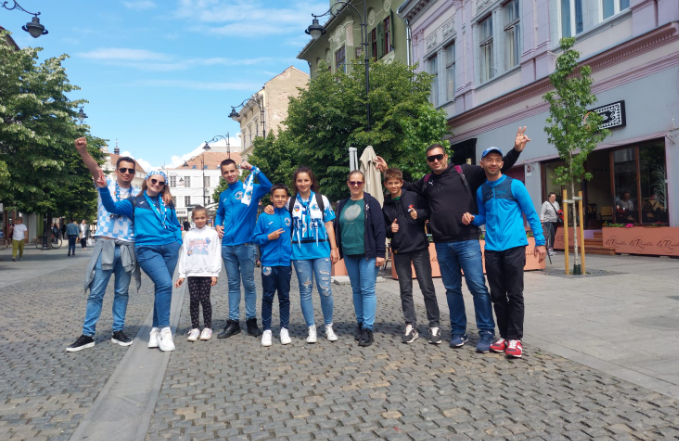 Liniștea dinaintea furtunii: Cum e atmosfera din Sibiu înainte să apară galeriile de fotbal