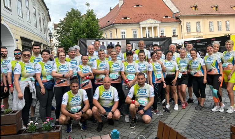 Compania ODU la Maratonul Internațional Sibiu: Creștere și implicare comunitară
