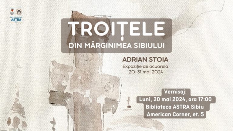 Adrian Stoia aduce „Troițele din Mărginimea Sibiului” la Biblioteca ASTRA
