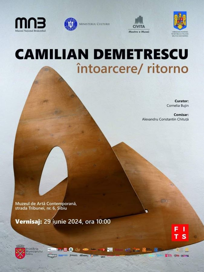 Camilian Demetrescu „inaugurează” noua sală de expoziții și evenimente din cadrul Muzeului de Artă Contemporană din Sibiu