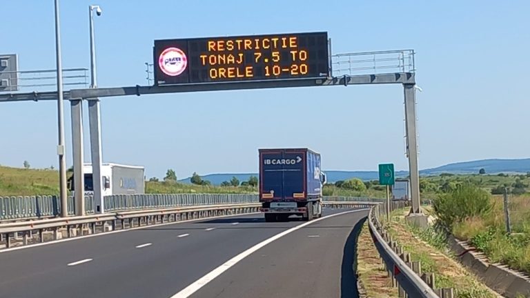 ULTIMA ORĂ: Se prelungesc restricțiile de circulație pentru mașinile grele pe drumurile naționale și autostrăzile din Sibiu
