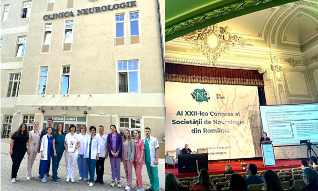 Secția Clinică Neurologie, medaliată cu aur pentru a patra oară de către Societatea Europeană de AVC