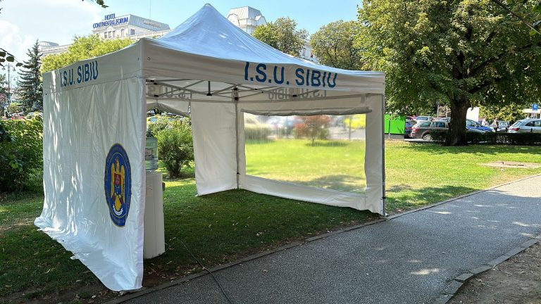 ULTIMA ORĂ: Punct de prim ajutor reinstalat în Sibiu