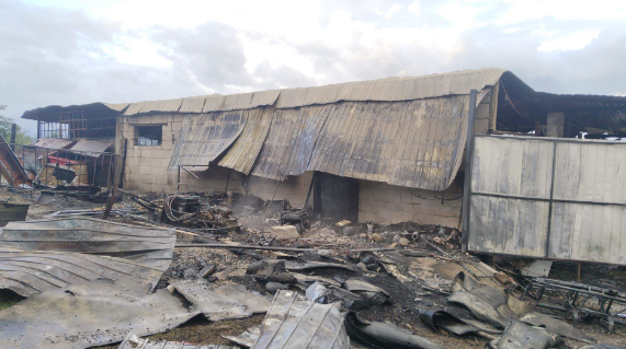 Incendiu devastator la un hambar din Mohu