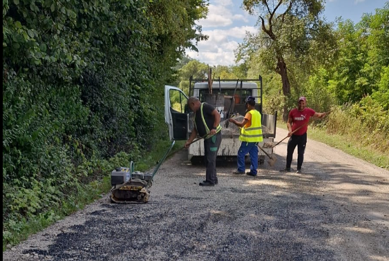 Intervenții pe drumurile județene din Sibiu: Marcaje, plombări și întreținere
