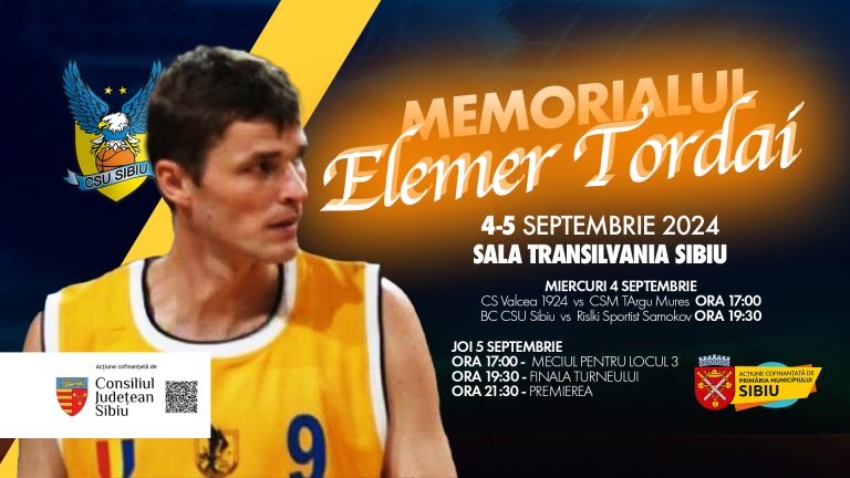 Memorialul Tordai: Debut de sezon pentru BC CSU Sibiu