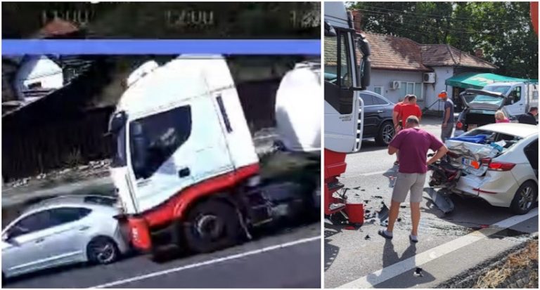 ULTIMA ORĂ: Accident cu 3 autoturisme pe Valea Oltului. Traficul se desfășoară alternativ
