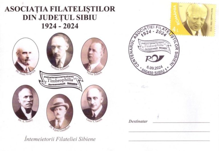 Decanul de vârstă (100 de ani) al filateliștilor sibieni e sărbătorit în acest weekend