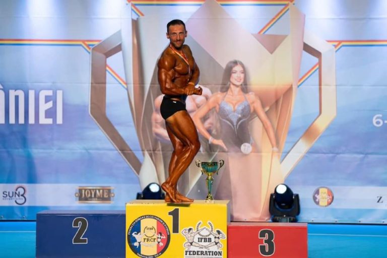 Daniel Neamțiu, de două ori campion la culturism în Cupa României