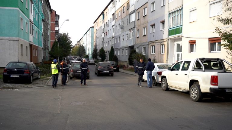 FOTO/VIDEO: Rețele de canalizare pluvială reabilitate pe 8 străzi din Mediaș. Arterele au fost asfaltate