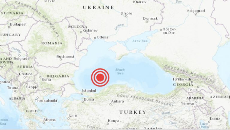 ULTIMA ORĂ: Cutremur „semnificativ” produs vineri în zona Mării Negre
